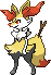 Normal sprite for Braixen.