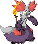 Shiny sprite for Delphox.