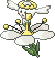 Normal sprite for white flower Flabebe.