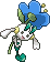 Normal sprite for blue flower Floette.