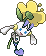 Shiny sprite for yellow flower Floette.