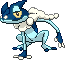 Shiny sprite for Frogadier.