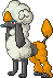 Normal sprite for Furfrou with Diamond trim fur.