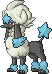 Normal sprite for Furfrou with Star trim fur.