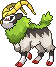 Shiny sprite for Gogoat.