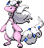 Shiny sprite for Mega Ampharos.