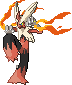 Normal sprite for Mega Blaziken.