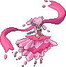 Shiny sprite for Mega Diancie.