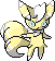 Shiny sprite for Meowstic's male form.