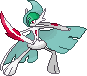 Normal sprite for Mega Gallade.