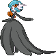 Shiny sprite for Mega Gardevoir.