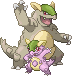 Shiny sprite for Mega Kangaskhan.