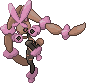 Shiny sprite for Mega Lopunny.