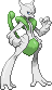 Shiny sprite for Mega Mewtwo X.