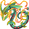 Normal sprite for Mega Rayquaza.