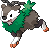 Normal sprite for Skiddo.