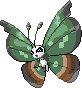 Shiny sprite for Vivillon's Jungle pattern.