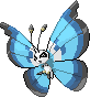 Shiny sprite for Vivillon's Marine pattern.