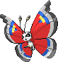 Shiny sprite for Vivillon's Modern pattern.