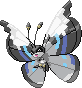 Normal sprite for Vivillon's Monsoon pattern.