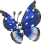 Shiny sprite for Vivillon's Polar pattern.