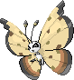 Shiny sprite for Vivillon's Sandstorm pattern.