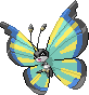 Normal sprite for Vivillon's Savannah pattern.