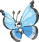 Shiny sprite for Vivillon's Tundra pattern.