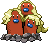 Shiny sprite for Alolan Dugtrio.