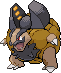 Shiny sprite for Alolan Golem.