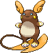 Shiny sprite for Alolan Raichu.