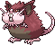 Shiny sprite for Alolan Raticate.