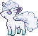 Shiny sprite for Alolan Vulpix.