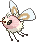 Shiny sprite for Cutiefly.