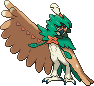 Normal sprite for Decidueye.