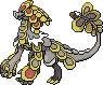 Normal sprite for Kommo-o.