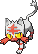 Shiny sprite for Litten.