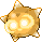 Normal sprite for Minior's orange core form.