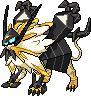 Normal sprite for Necrozma's Dusk Mane form.