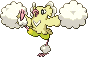 Shiny sprite for Oricorio in Pom-Pom style.