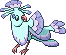 Shiny sprite for Oricorio in Sensu style.