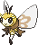 Normal sprite for Ribombee.