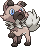 Normal sprite for Rockruff.