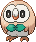 Normal sprite for Rowlet.