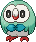 Shiny sprite for Rowlet.