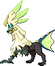 Shiny sprite for Silvally's Bug type form.