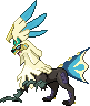 Shiny sprite for Silvally's Dragon type form.