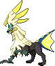 Shiny sprite for Silvally's Electric type form.