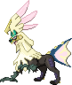 Shiny sprite for Silvally's Fairy type form.