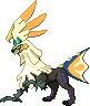 Shiny sprite for Silvally's Fighting type form.